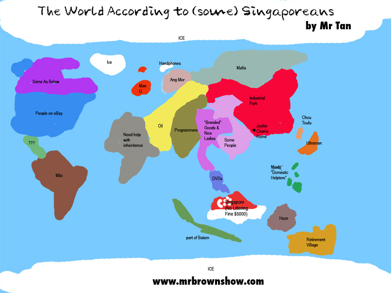 world map funny